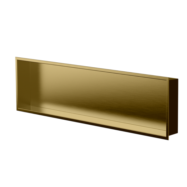 Niche murale de douche Alba 12 po x 48 po PVD or