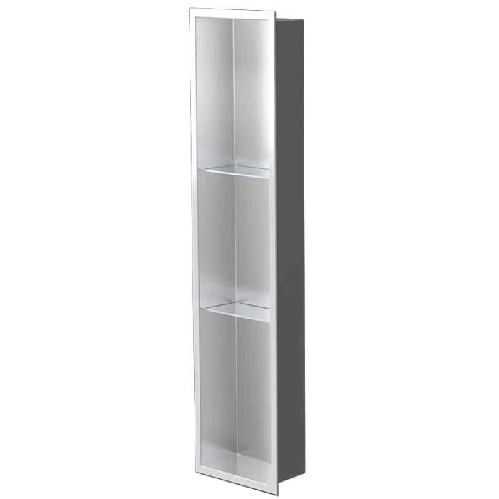 Niche murale de douche Ana 36 po x 8 po acier inoxydable