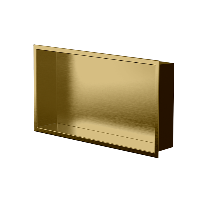 Niche murale de douche Andy 12 po x 24 po PVD or
