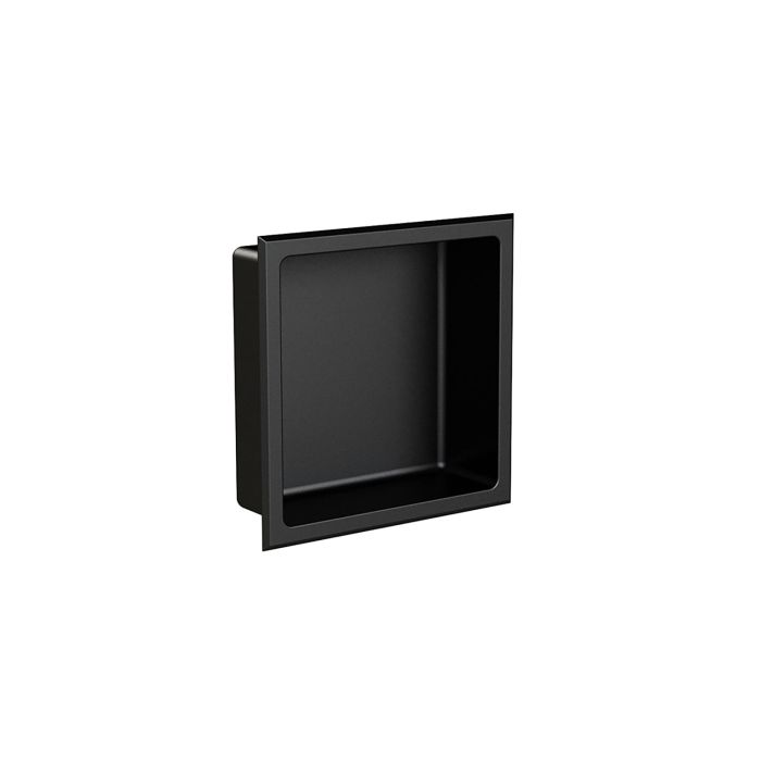 Niche 12 po x 12 po en inox noir mat inox noir mat