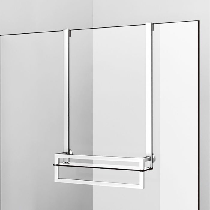 Tablette avec barre à serviette Chrome