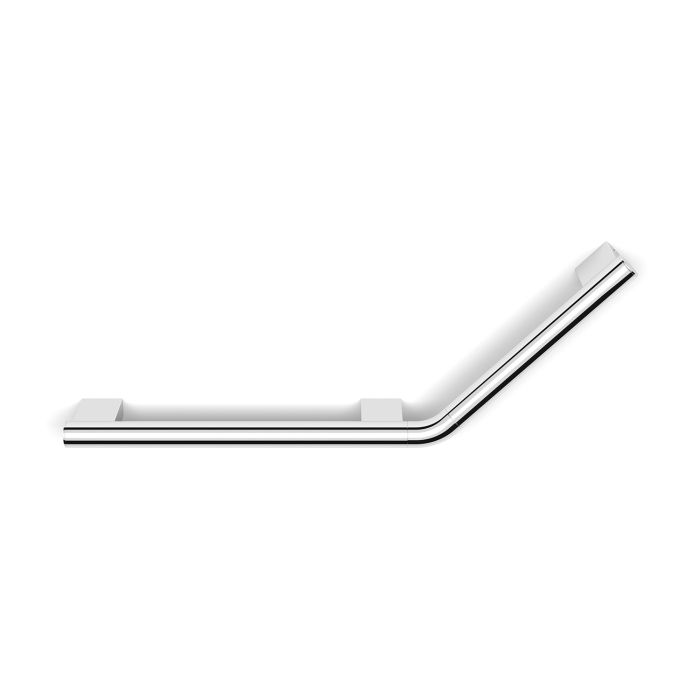 Barre d'appui en angle à droite 135° Chrome
