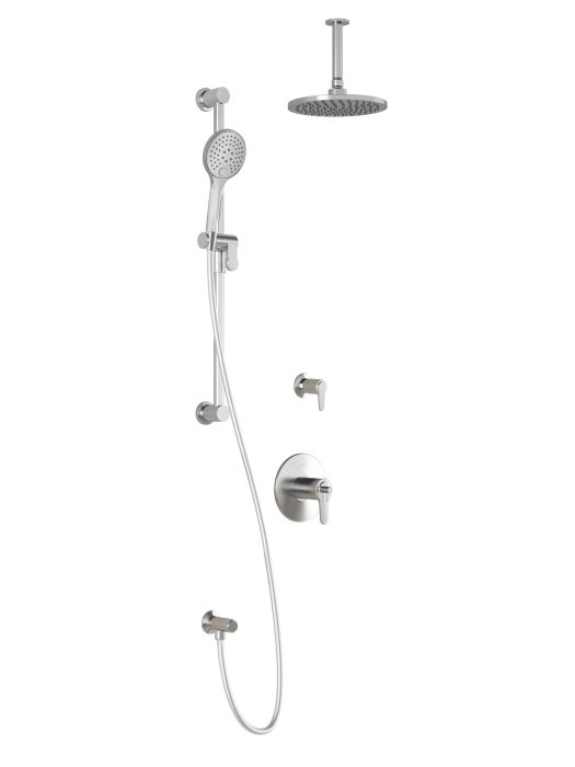 T2 Système de douche Kontour (sans valve) 60 po Chrome
