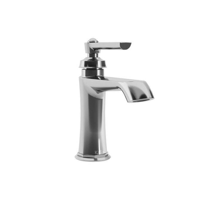 Robinet de lavabo monotrou avec drain Rustik Chrome