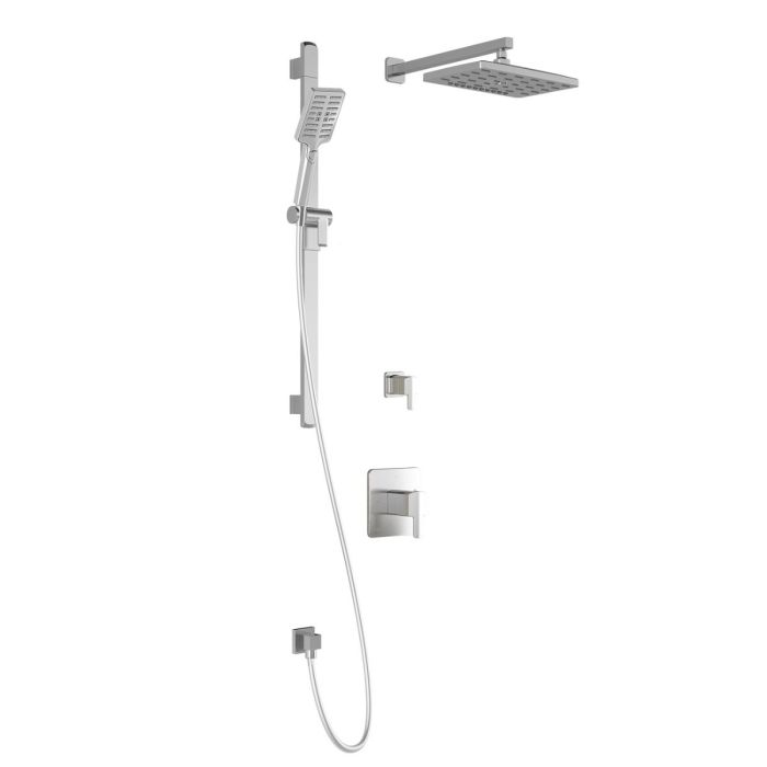 Td2 Ensemble de douche (valves non-incluses) Grafik 60 po Chrome