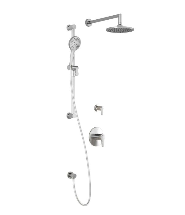 TD2 Ensemble de douche Kontour (valves non-incluses) 60 po Chrome