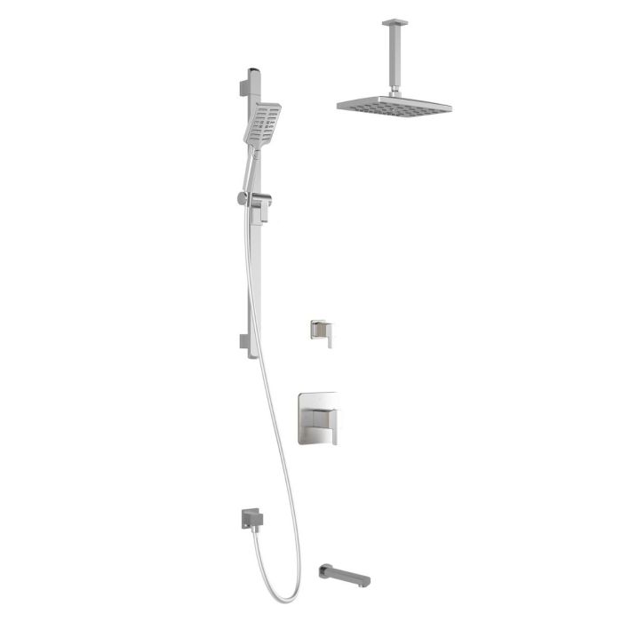 TD3-PREMIA Ensemble de douche Grafik 60 po Chrome