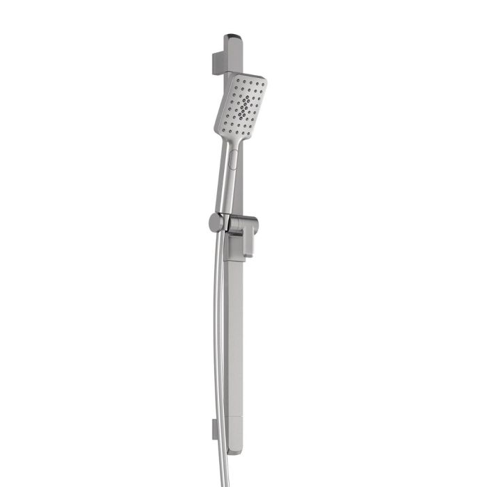 Ensemble douchette à main, rail et boyau SquareOne 60 po Nickel pur PVS