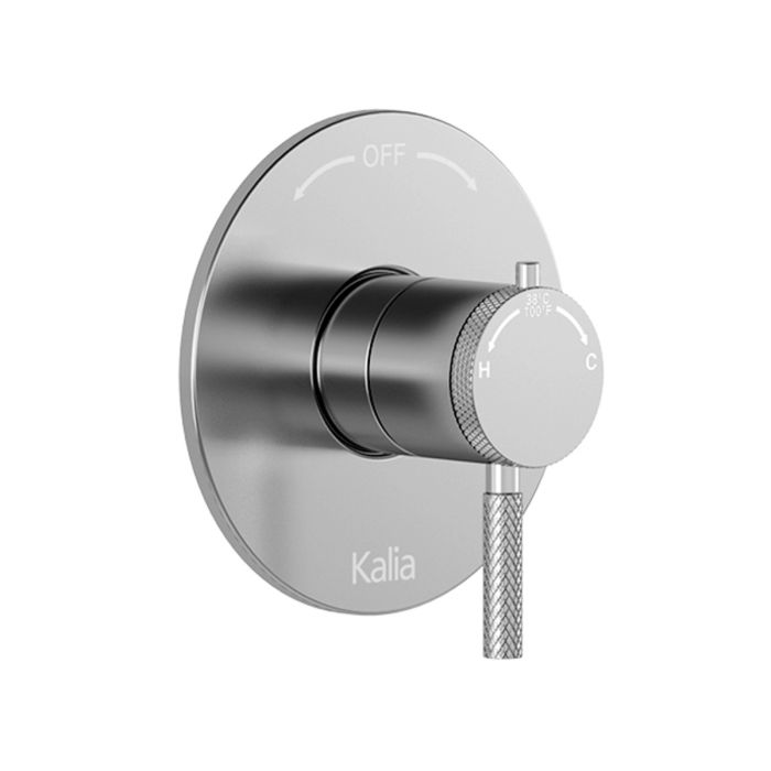 PRECISO Valve coaxiale 1/2“ de type AQUATONIK avec sélecteur intégré 2 voies et finition