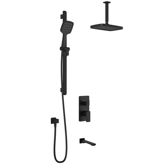 Plus Kareo 1/2 po Noir mat