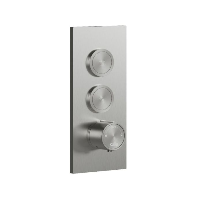 Valve 1/2 pode Type T/P Aquatonik™ à Boutons-Poussoirs 2 Voies et Finition Carrée Accent