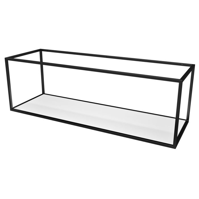 Support mural pour lavabo en noir mat 60 po x 20 po