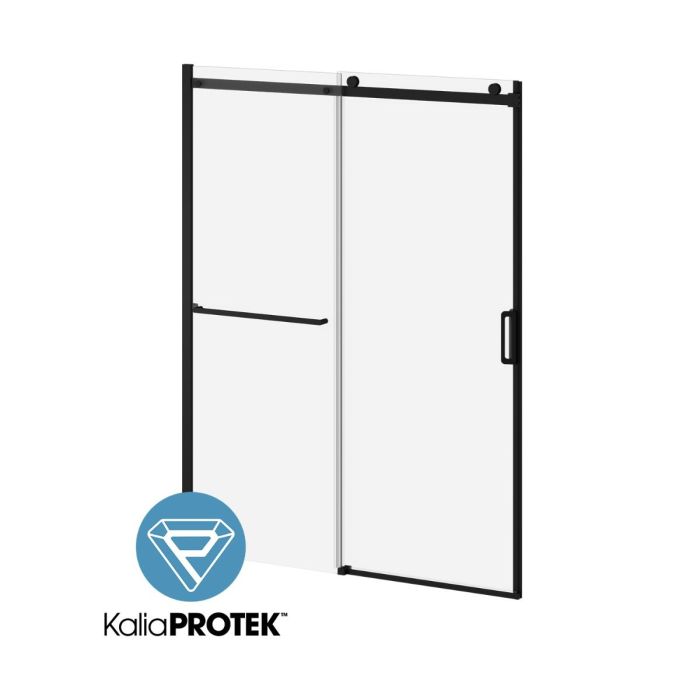 Porte de douche coulissante K3 60 po x 77 po et barre à serviette