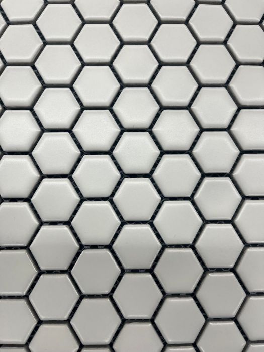 Mosaïque Drift Blanc 10.5 po x 12 po