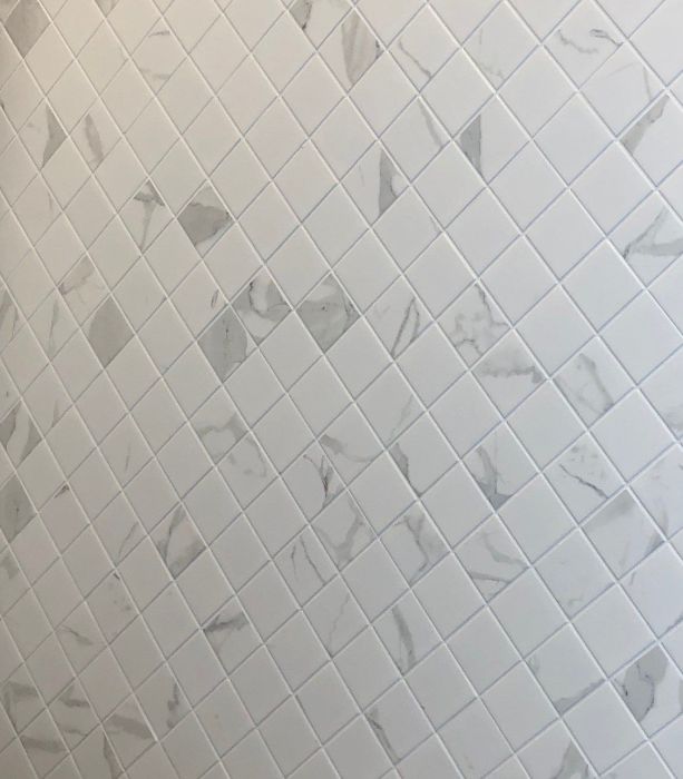 Mosaïque Gema Carrara 11.4 po x 11.4 po