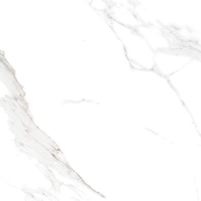 Carreau de porcelaine Karo Blanc Mat 24 po x 24 po