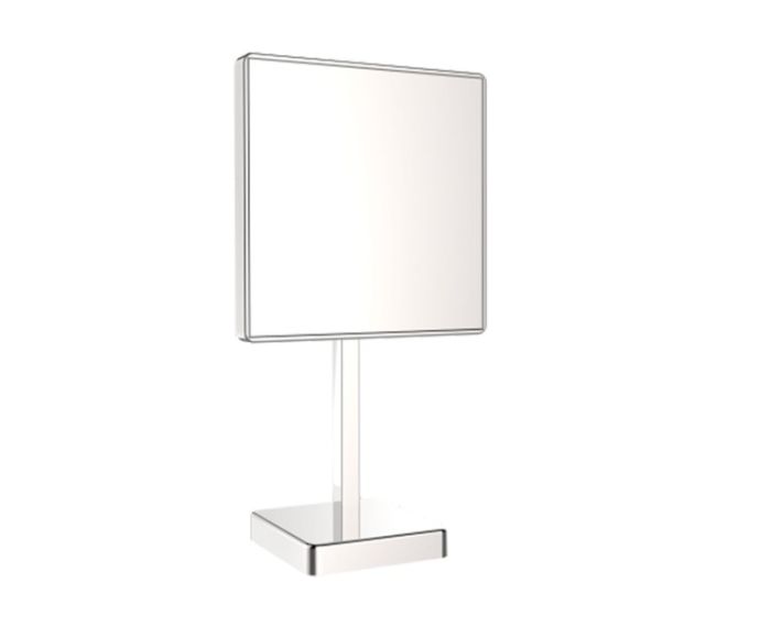 autoportant Square simple face Mirror Mirror KCM-FS-SQ-8 chrome poli