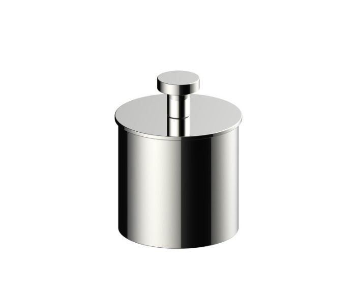 Small Size Bathroom Vanity Countertop Canister OSLO KCT-RD-T-S nickel poli