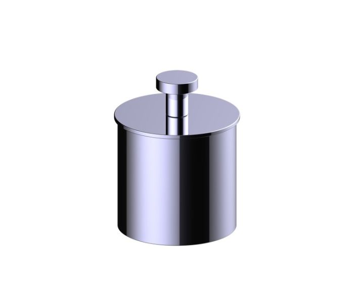 Small Size Bathroom Vanity Countertop Canister OSLO KCT-RD-T-S chrome poli
