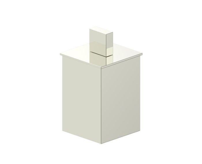 Large Size Bathroom Vanity Countertop Canister BERLIN KCT-SQ-L nickel poli