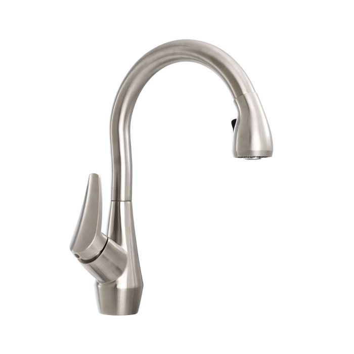 Diver Robinet de cuisine avec douchette Neris 60 po Inox PVS