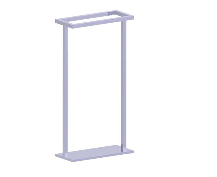 autoportant Towel Rail LONDON KFS-DTR-248 chrome poli