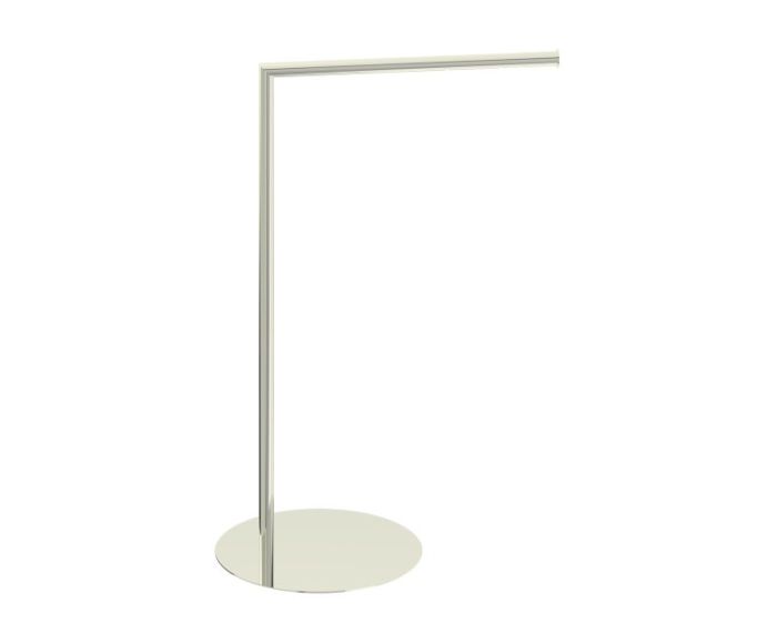 Round simple Towel Rail autoportant KFS-RD-STR nickel poli