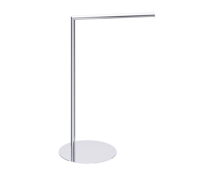 Round simple Towel Rail autoportant KFS-RD-STR chrome poli