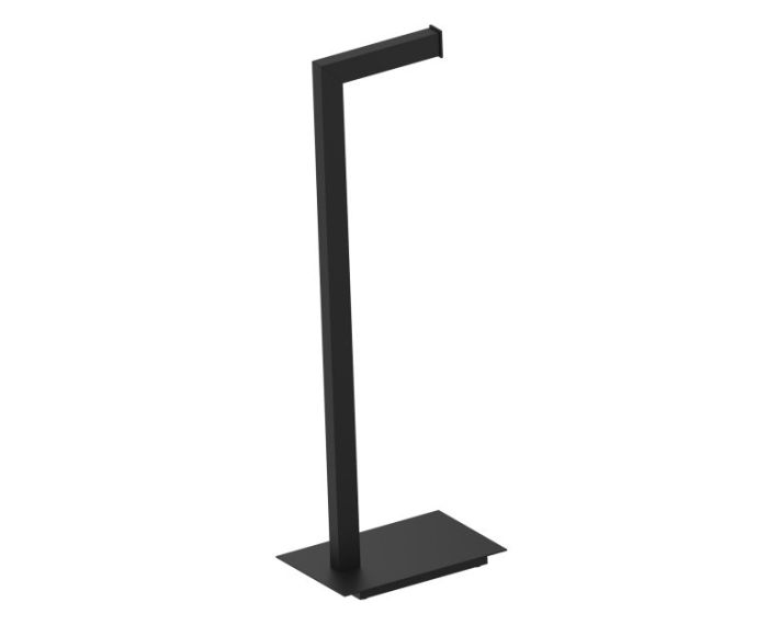 Square autoportant porte-papier hygiénique autoportant KFS-SQ-TP noir mat