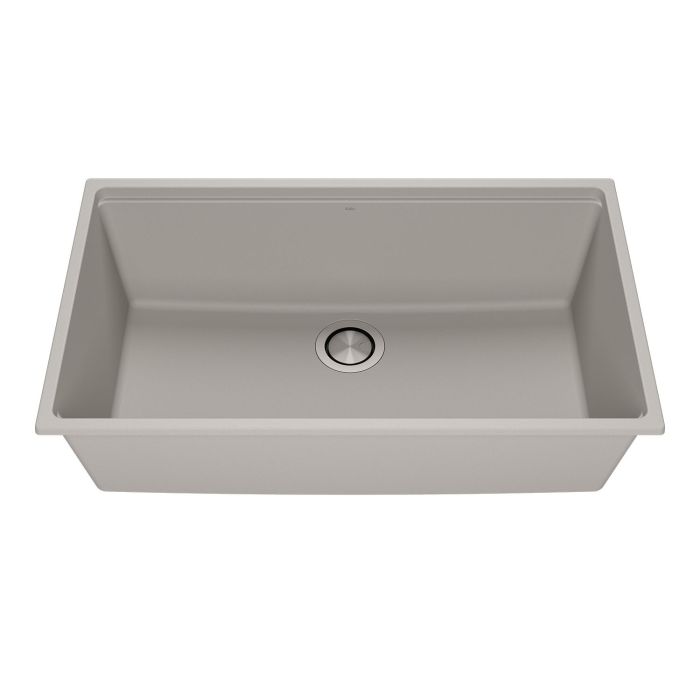 Évier de cuisine Bacia 33 po Sous-plan Granistone Gris galet