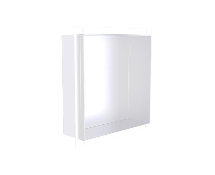 12 po x 12 po niche de douche prête à carreler Niches de douche KSN-TR1212 blanc mat