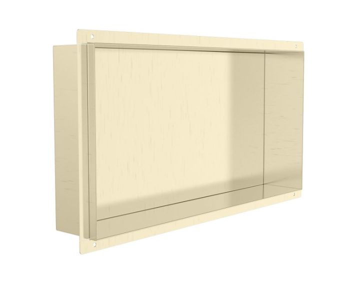 12 po x 24 po niche de douche prête à carreler Niches de douche KSN-TR1224 laiton brossé