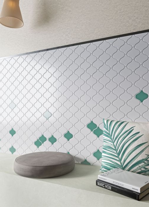 Mosaïque Lantern Gris 11 po x 10 po