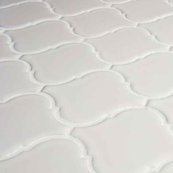 Mosaïque Lantern Blanc 11 po x 10 po