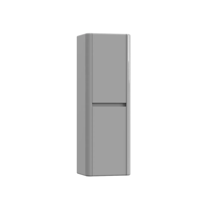 Armoire murale Luna 18x53" Gris laqué