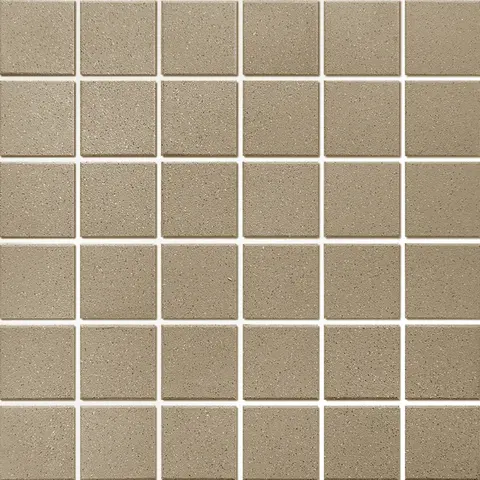 Mosaïque Plain / Techno Ocher Granite mat 12 po x 12 po