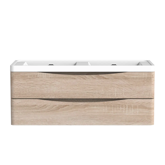 Meuble-lavabo double fiori 48"