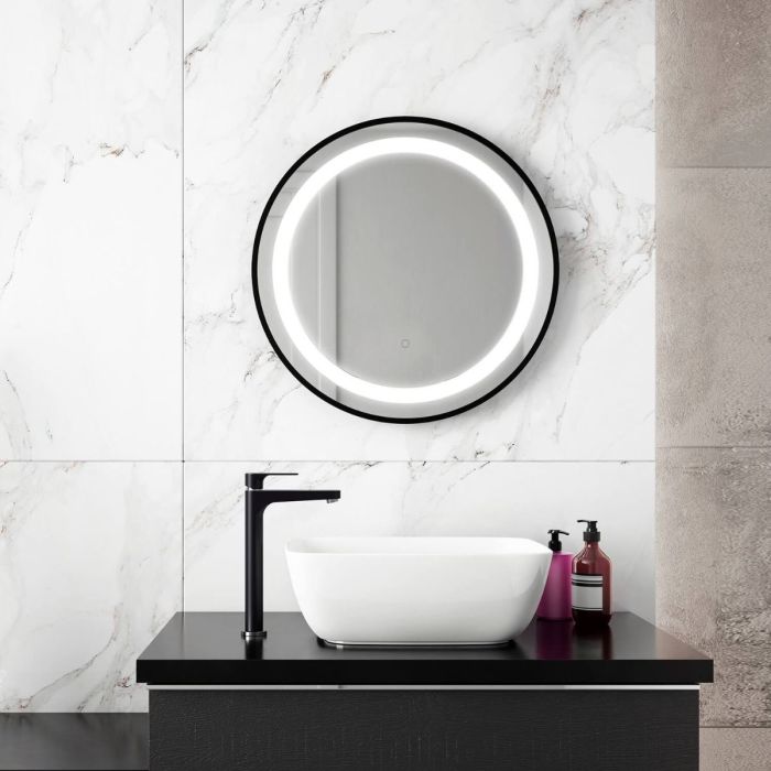 Miroir à éclairage Del pour salle de bain Effect 24 po