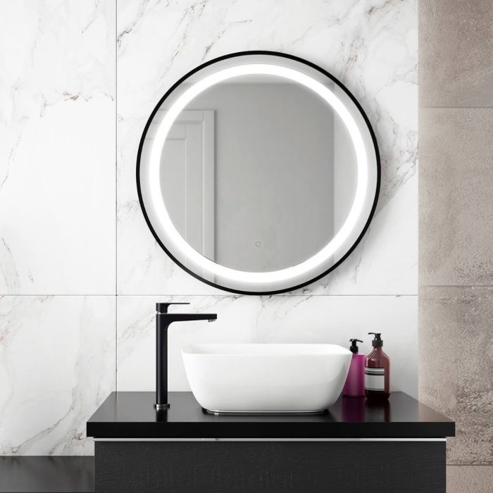 Miroir à éclairage Del pour salle de bain Effect 30 po