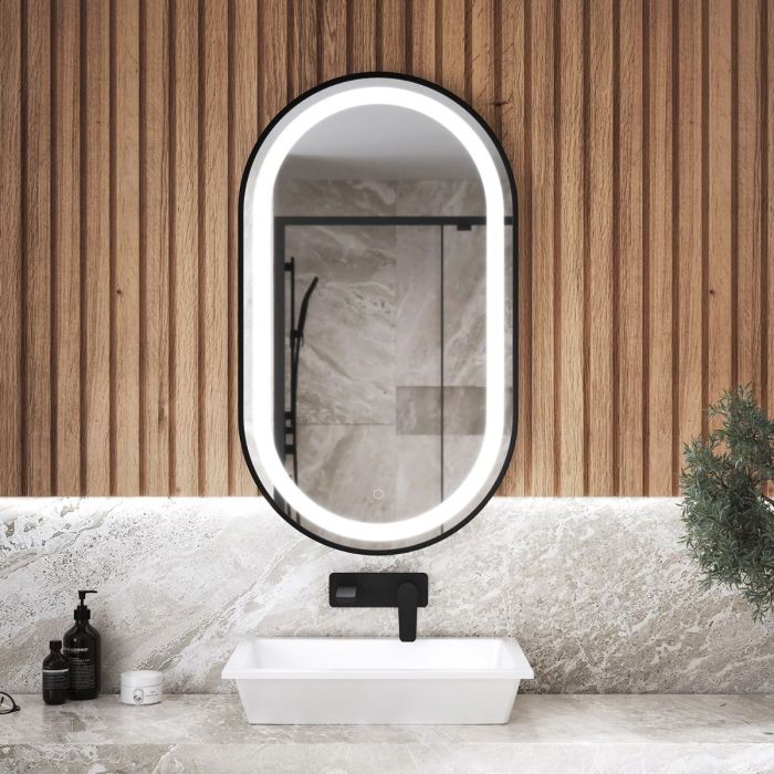 Miroir à éclairage Del pour salle de bain Effect 22 po