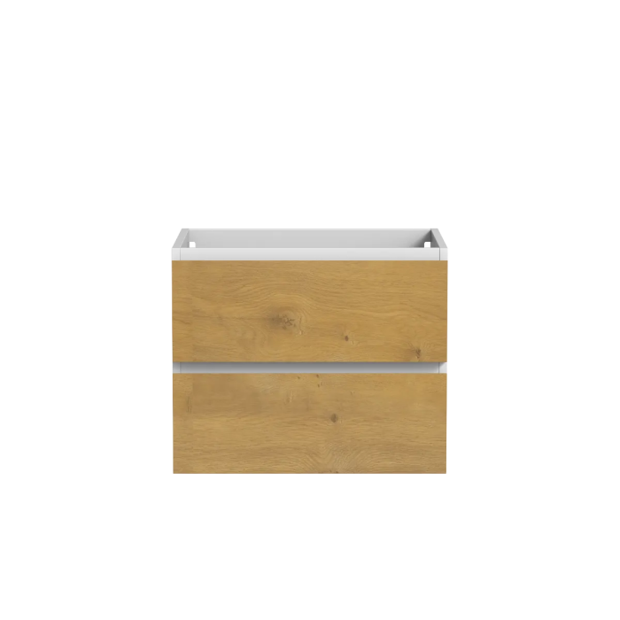 Meuble vanité Sidney 24" Blanc mat et chêne naturel