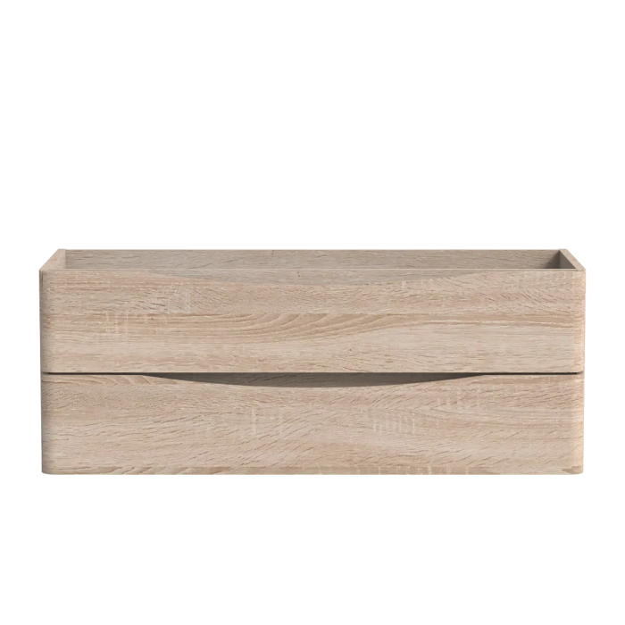 Meuble vanité double Fiori 48" Chêne blanc