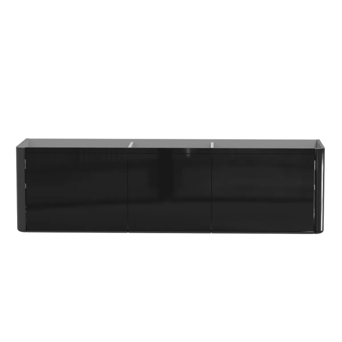 Meuble vanité Luna 71" Noir laqué