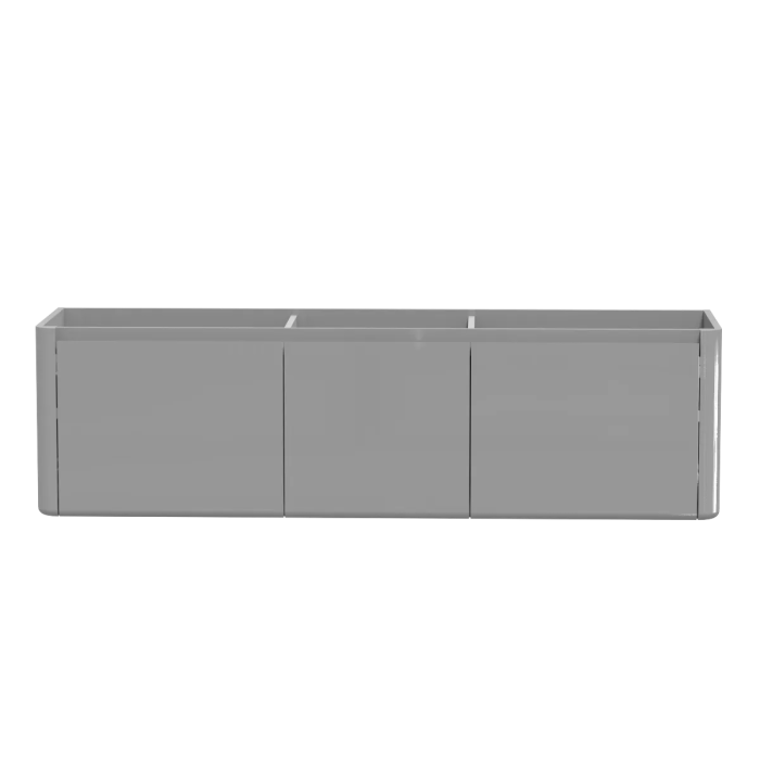 Meuble vanité Luna 71" Gris laqué
