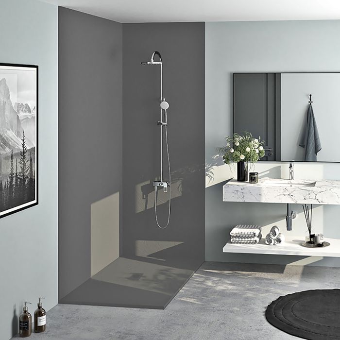 Mur 48 po en gris Slate gris