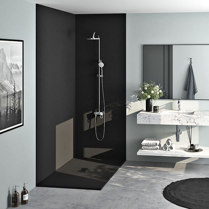 Mur 60 po en noir Slate noir