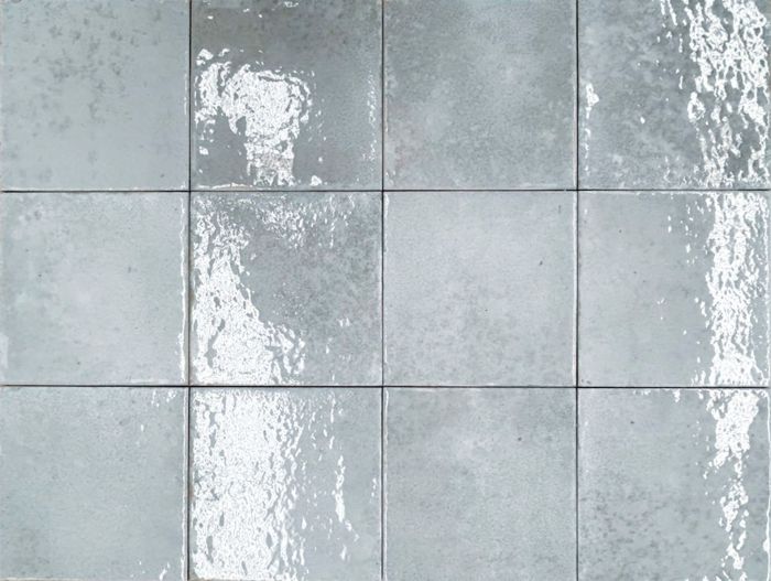 Mosaïque NISSEL 12x12 Gris lustré 5 po x 5 po