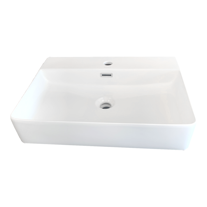 Vasque O B20 blanc en porcelaine vitrifiée
