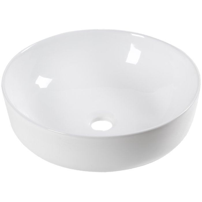 Vasque O B33 blanc en porcelaine vitrifiée