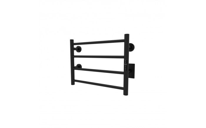 Chauffe-serviettes Malte II en acier inoxydable noir mat